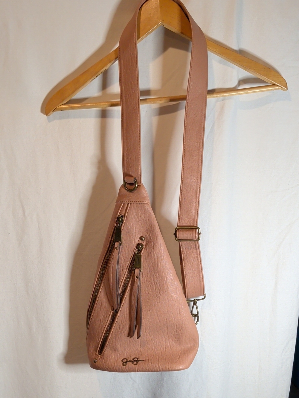 Jessica Simpson Sling Crossbody Bag In Italian Cream Color